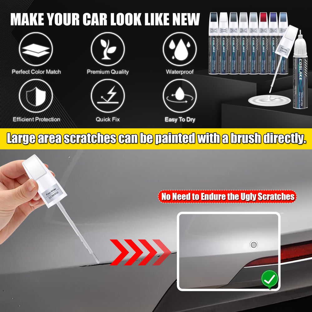 COSLAKE disposable micro-applicators—precise spot repair with minimal mess.