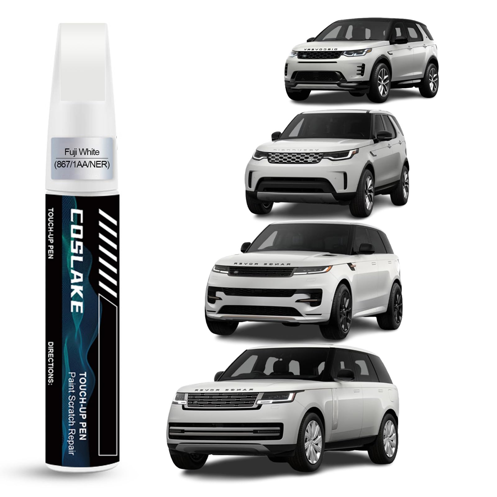 COSLAKE Fuji White bottle for LR touch-ups, easy color matching and precise application.