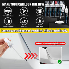 COSLAKE scratch repair process drying on a panel