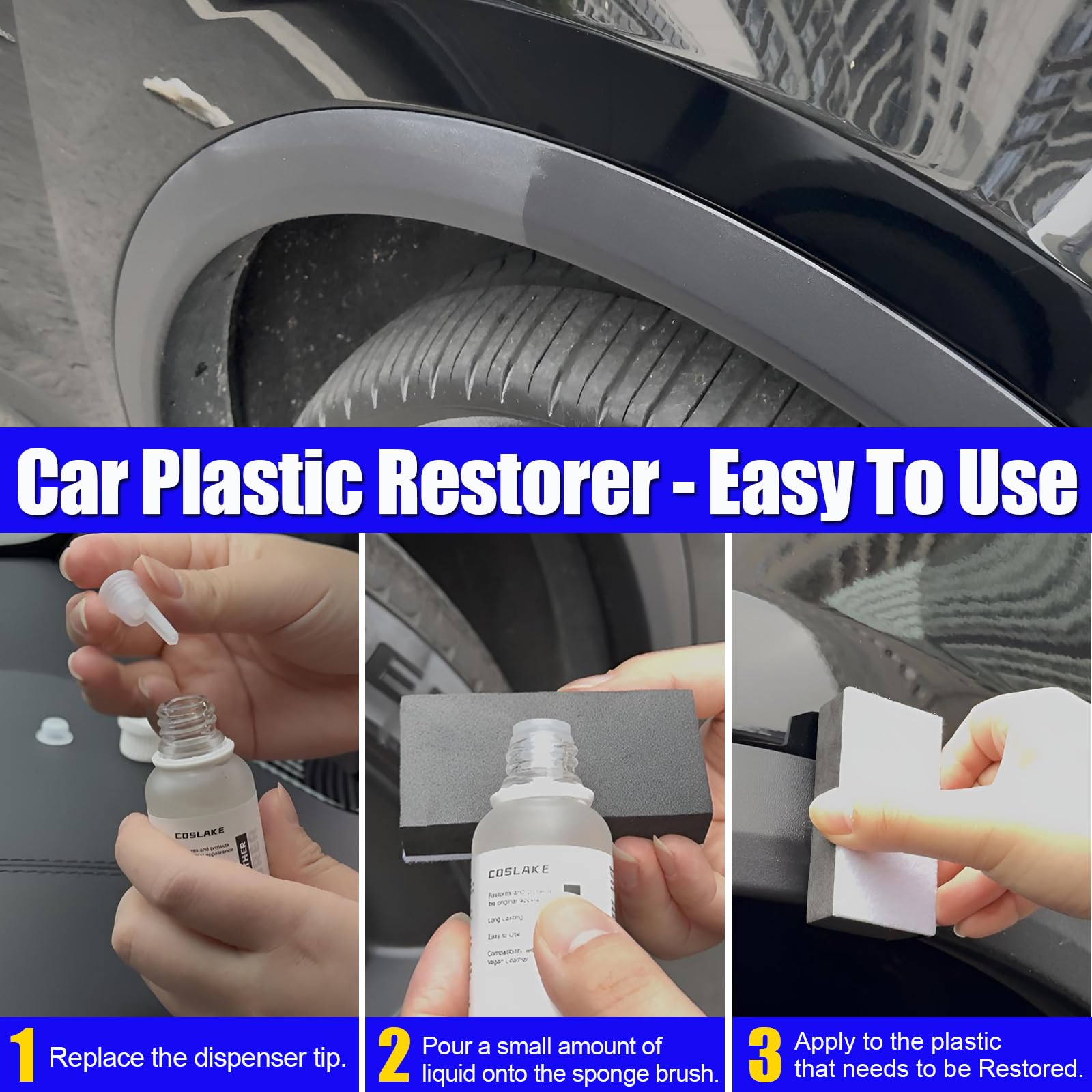 COSLAKE screen cleaner spray cloth removes fingerprints from car displays