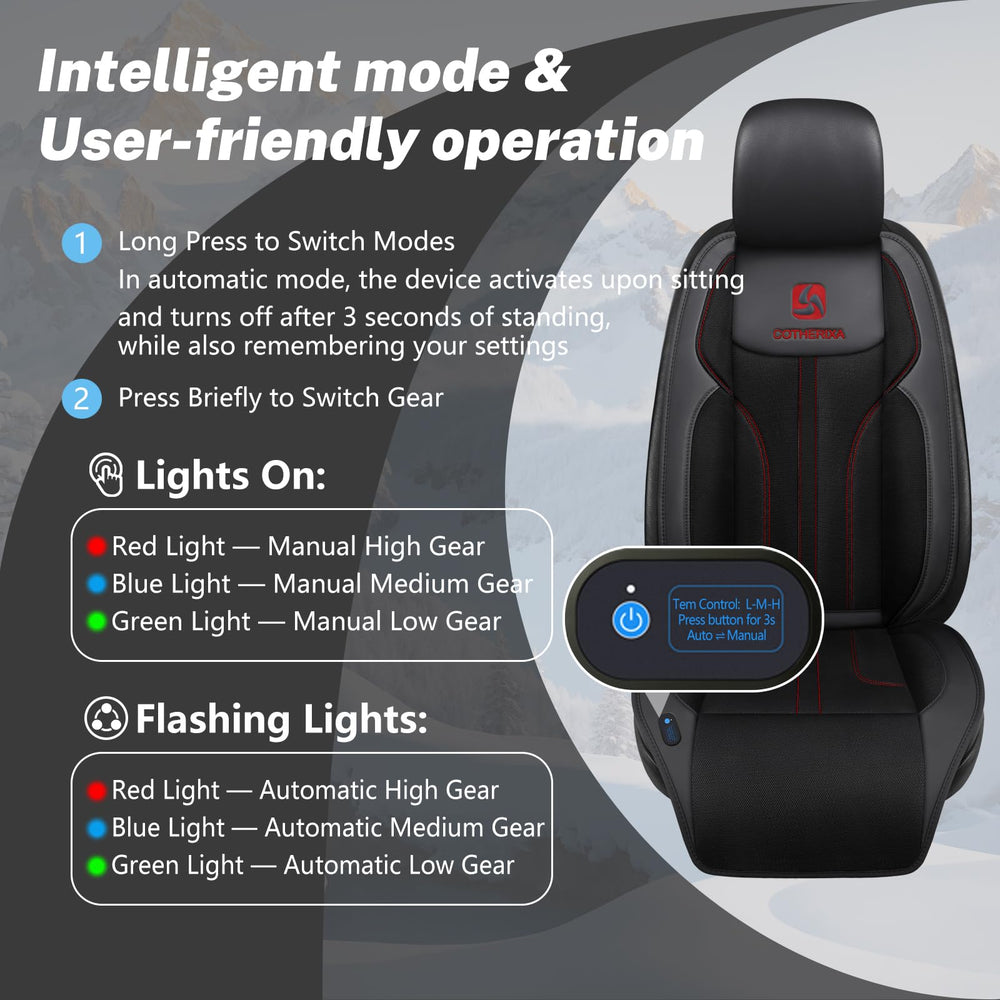 COTHERIXA cooling car seat cushion fan assembly highlights ten quiet fans for fast cooling.
