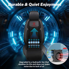 COTHERIXA cooling car seat cushion laminar-flow design for smooth air distribution.
