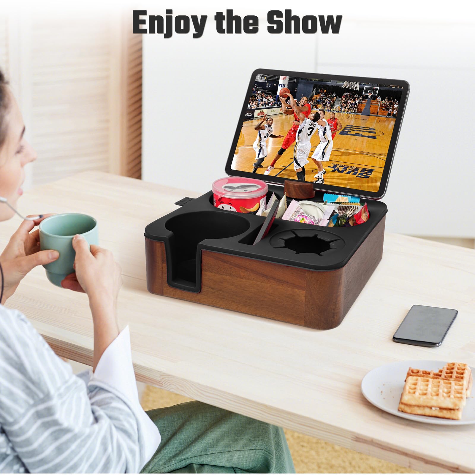 Couch Buddy BPA-free silicone inside allows quick cleaning after use