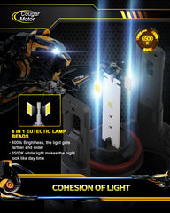 Cougar Motor H11 bulbs plug-and-play design enables quick installation