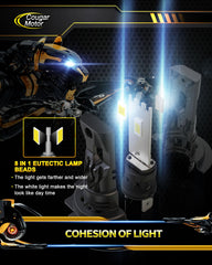 Cougar Motor H7 bulbs deliver bright 6500K illumination for night driving.