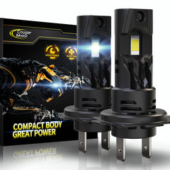Cougar Motor H7 bulbs with 1:1 design for adapter-free installation.