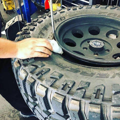 Counteract 8OZ-B4 beads on wheel assembly promote uniform wear.