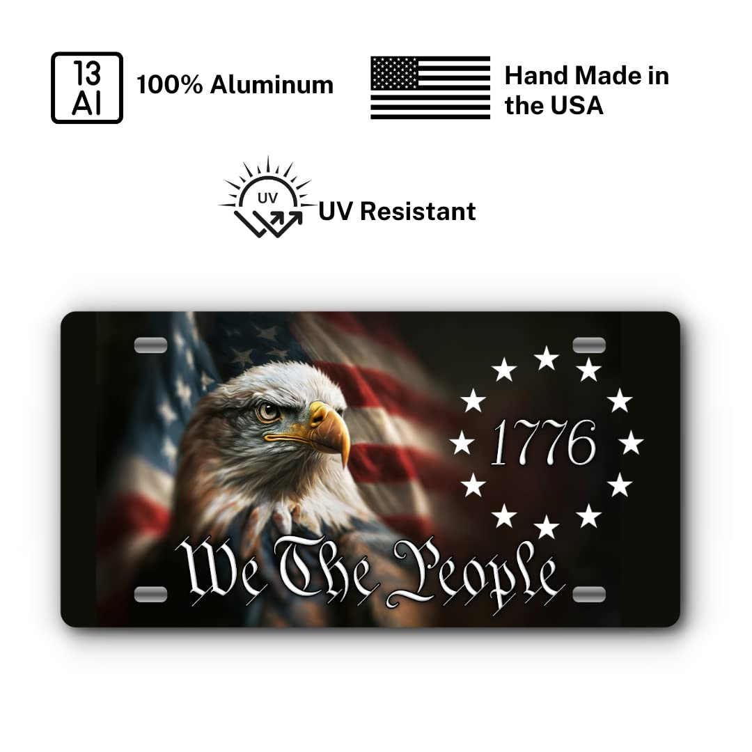 Cover My Plate USA-made aluminum plate close-up shows durability and quality.