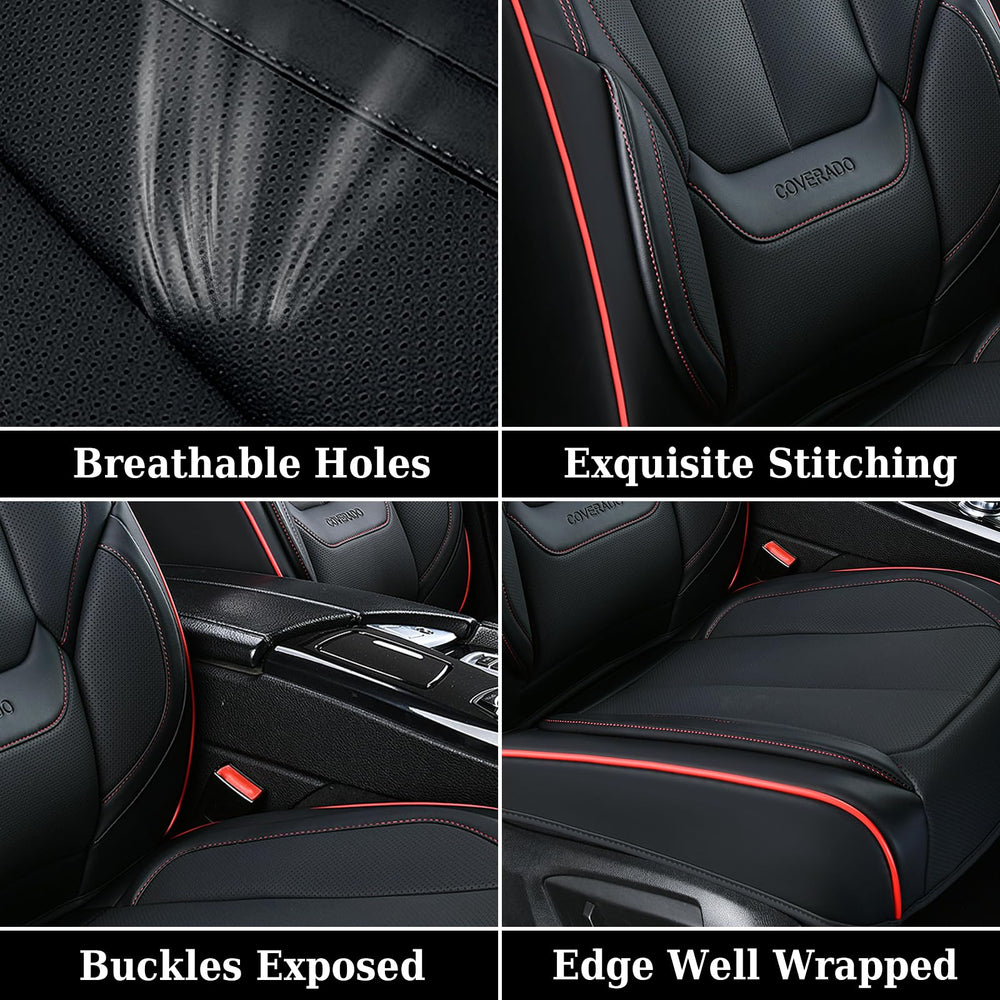 Coverado airbag-safe seating preserves safety and accessibility.