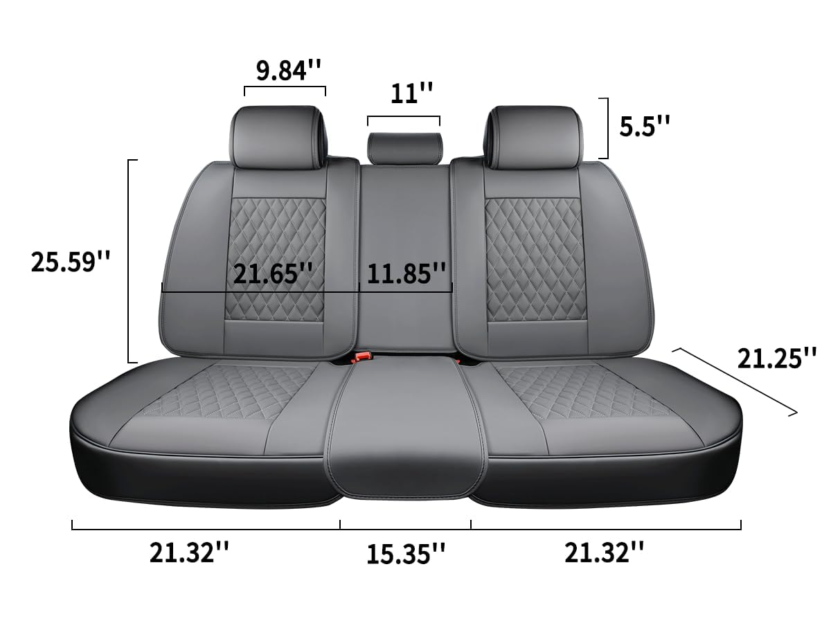 Airbag and seatbelt access preserved by Coverado seat covers design