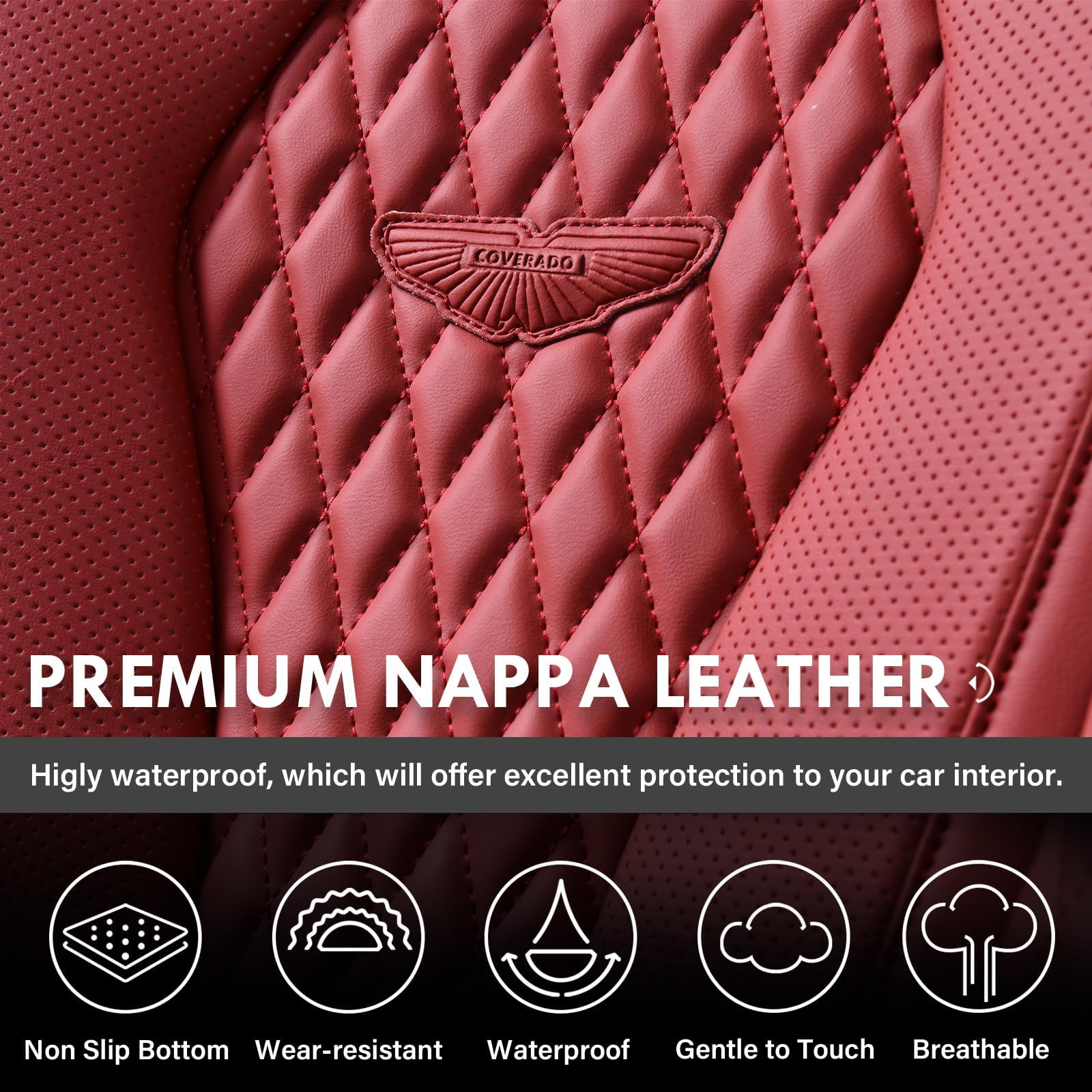 Coverado airbag-safe seat cover preserves safety features during daily use