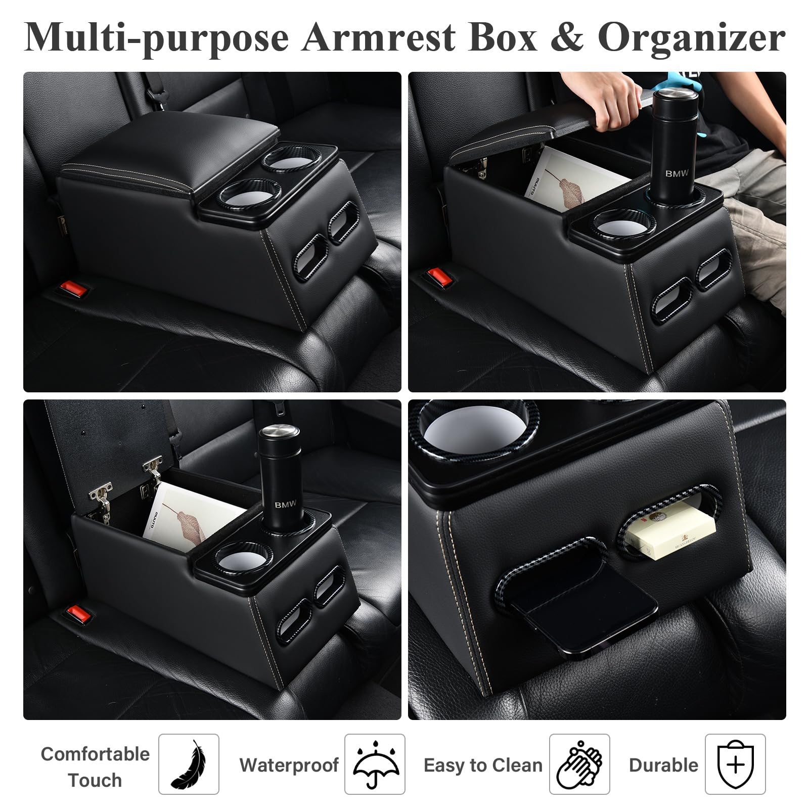 Coverado console is simple to wipe clean with a damp cloth.