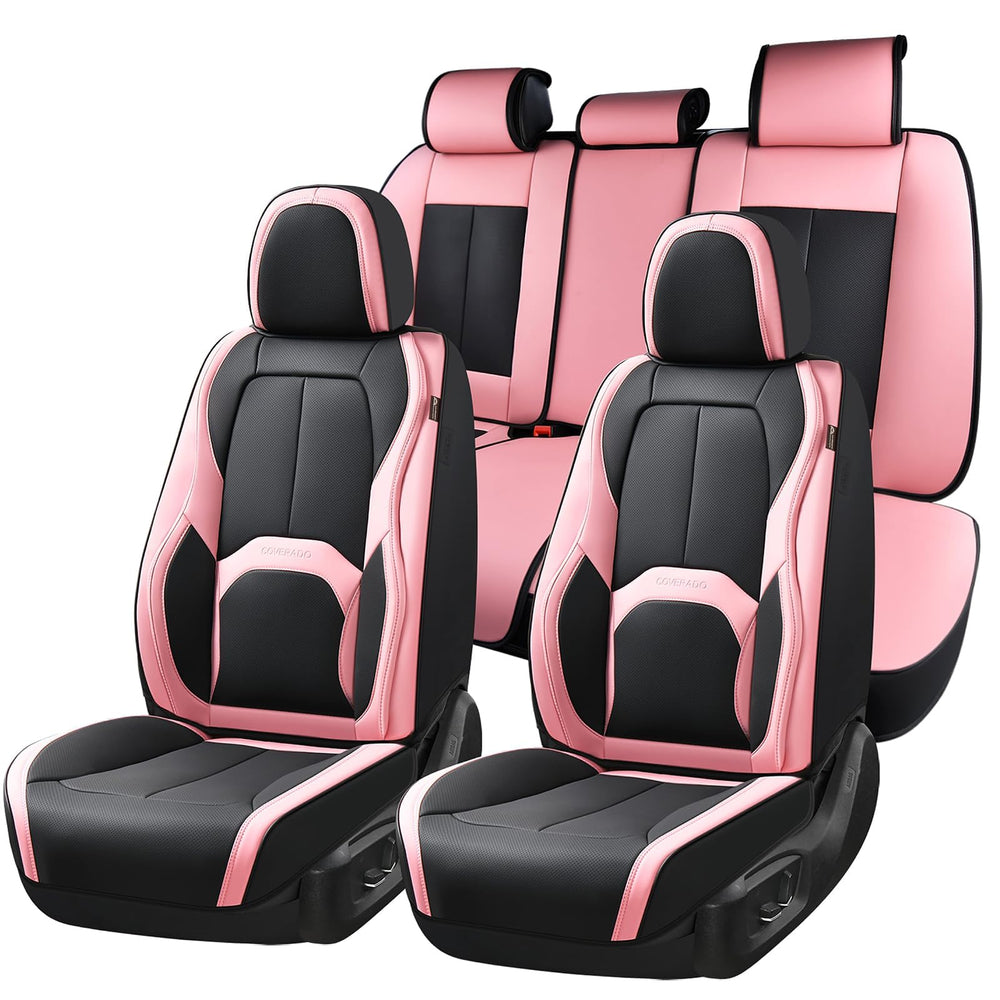 Coverado front left car seat cover with protective and comfortable design