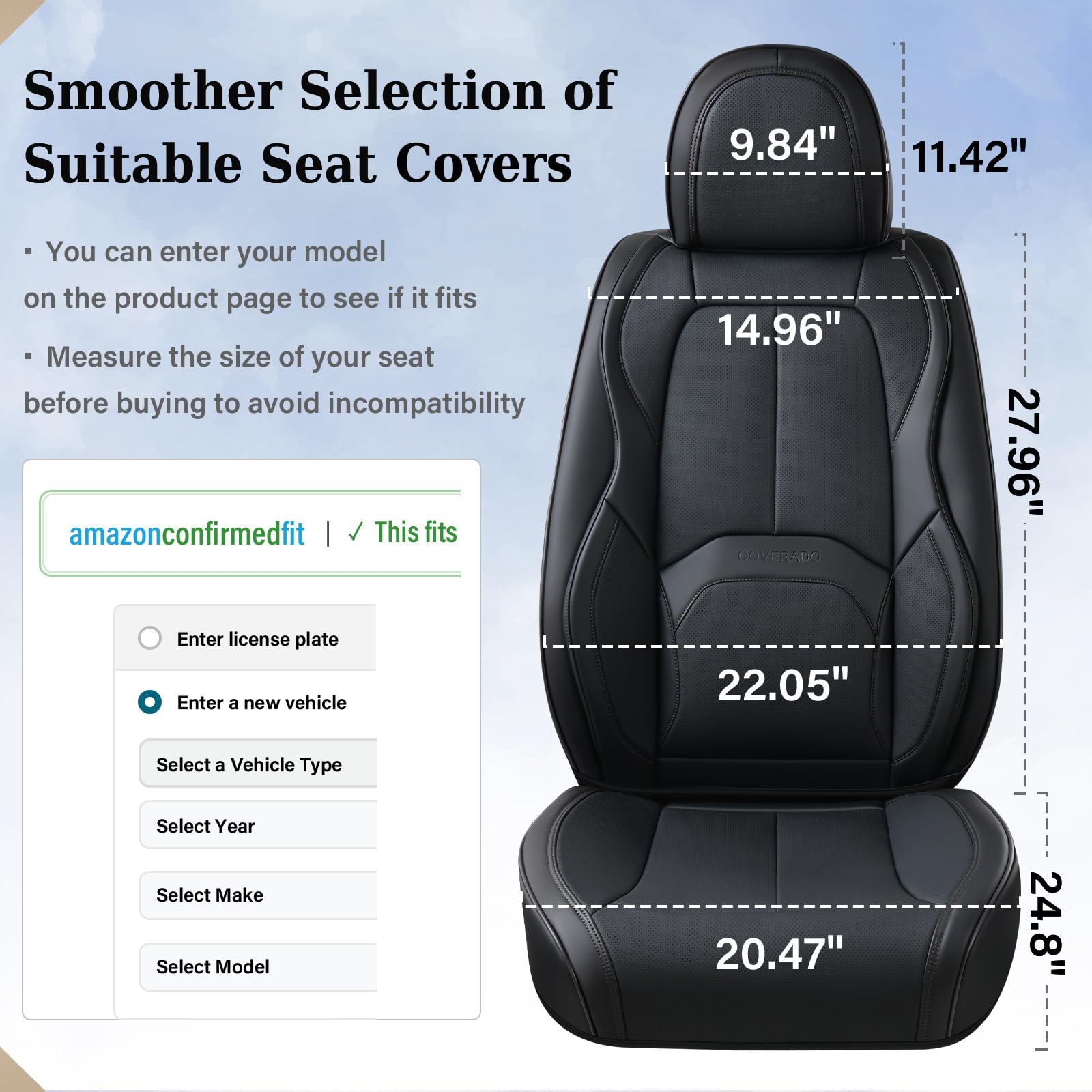 Coverado easy-clean with damp towel for quick maintenance.