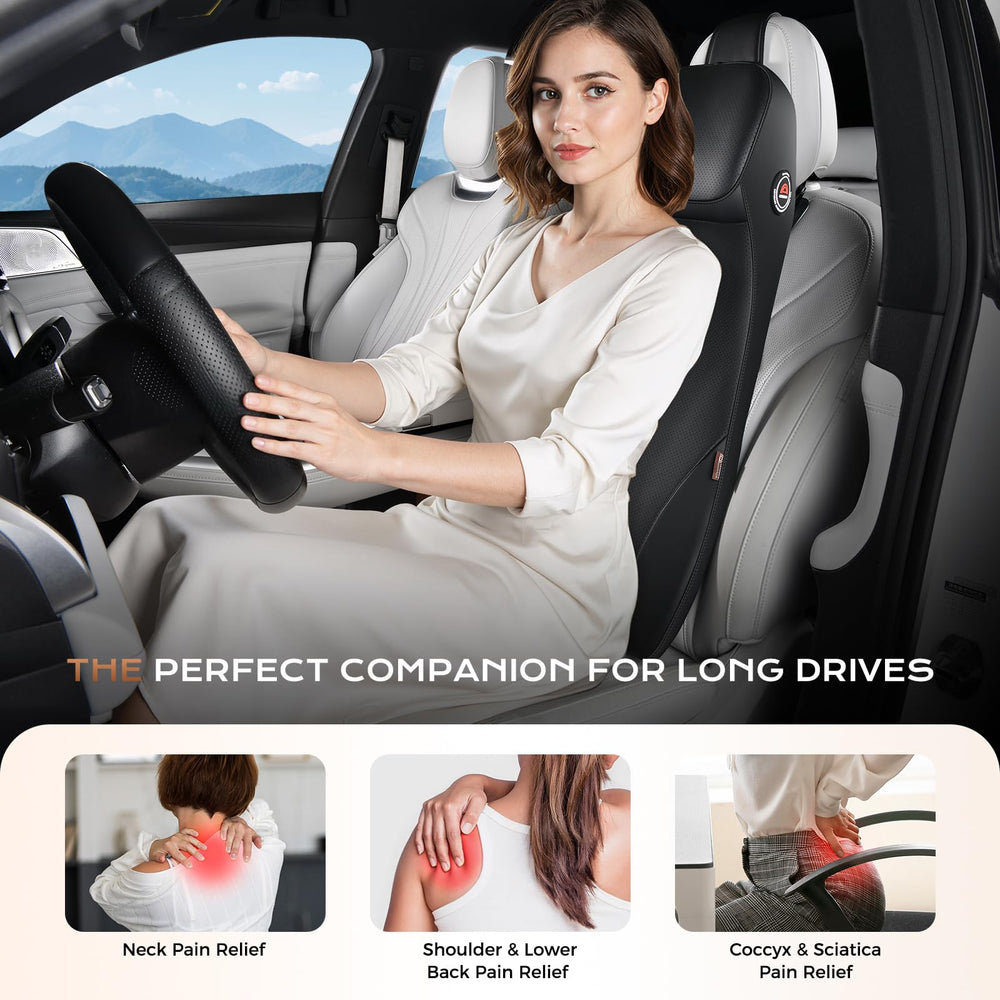Coverado ergonomic O-groove reduces coccyx pressure on long drives.