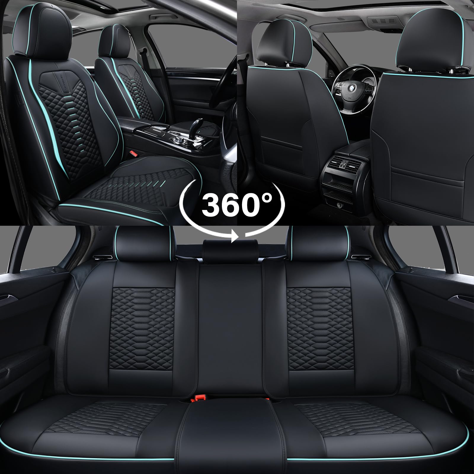 Coverado leather seat cover UV protection—shields seats from sun damage