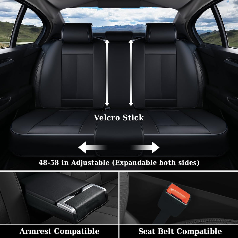 Coverado lumbar support back detail highlights ergonomic comfort for long drives.