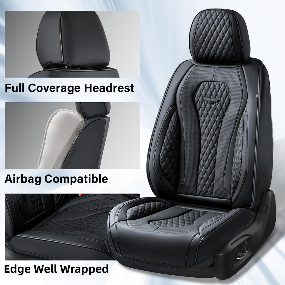 Close-up of Coverado leatherette texture, smooth and breathable for daily comfort