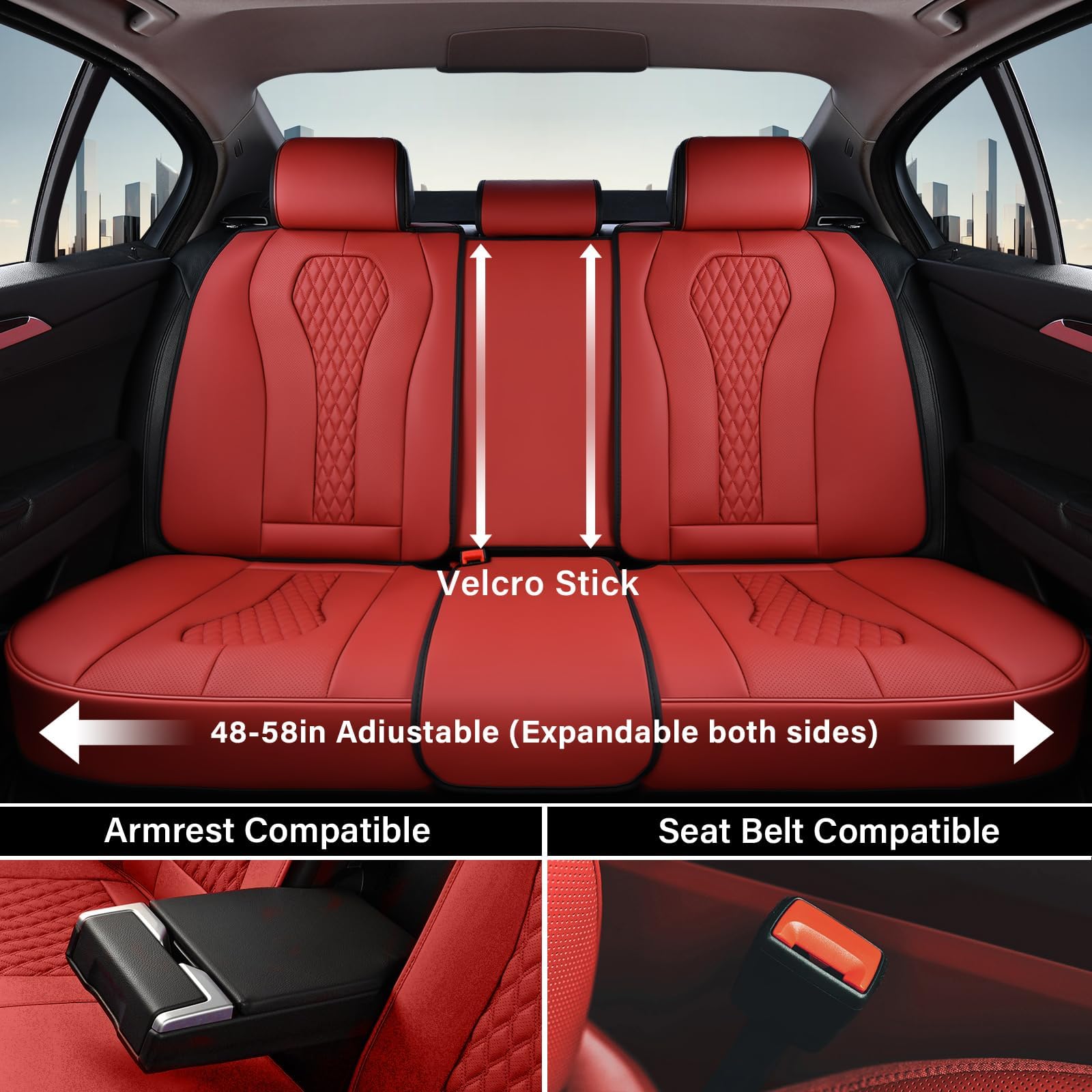 Coverado Nappa leather texture closeup showing premium material quality