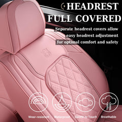 Coverado rear seat piece with velcro and middle adjustable section for flexible fit