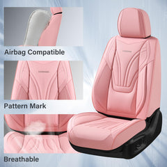Coverado pink removable headrest shows easy detachment and cleaning