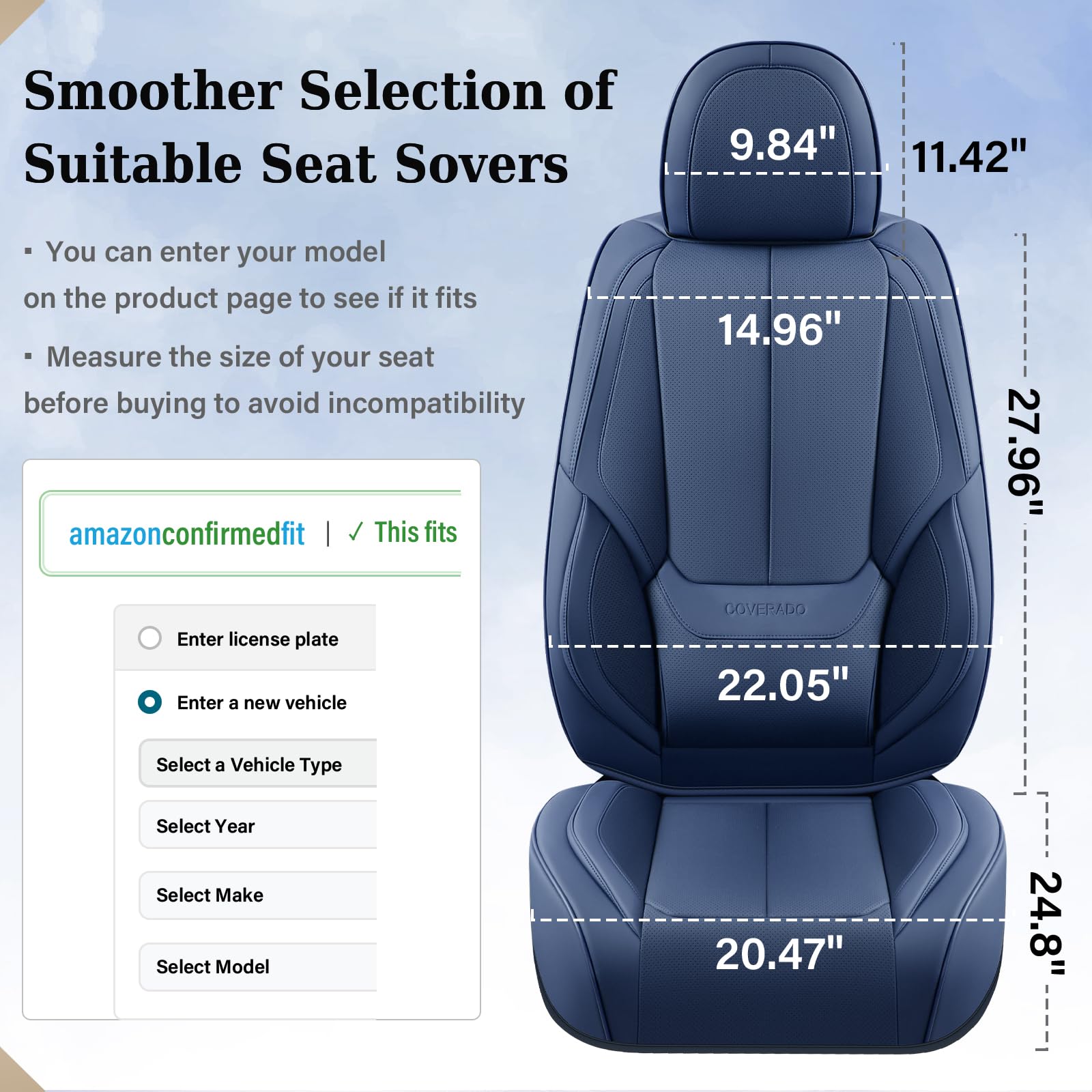 Coverado seat cover installation video showing how to secure the covers.