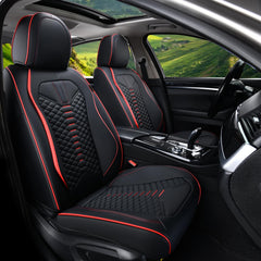 Coverado seat covers full set front view protects against spills while elevating interior style