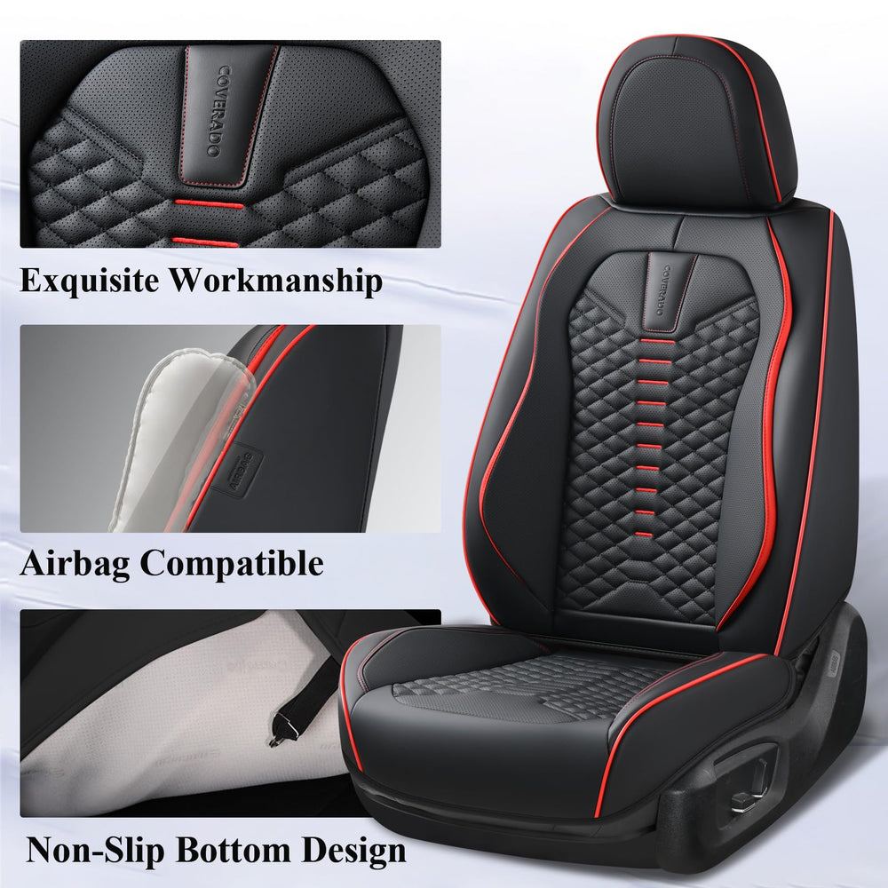 Coverado seat covers installation easy with clips and hooks for a secure fit