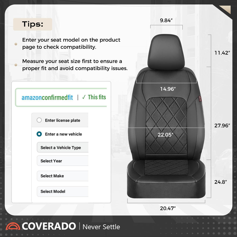 Coverado-seat-protectors guard against spills, stains, and pet hair.