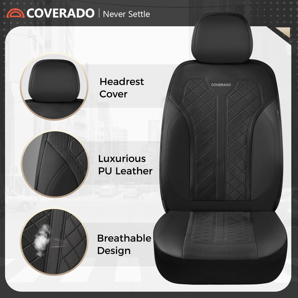 Coverado secure-fit straps and metal hooks in action for stable seating.