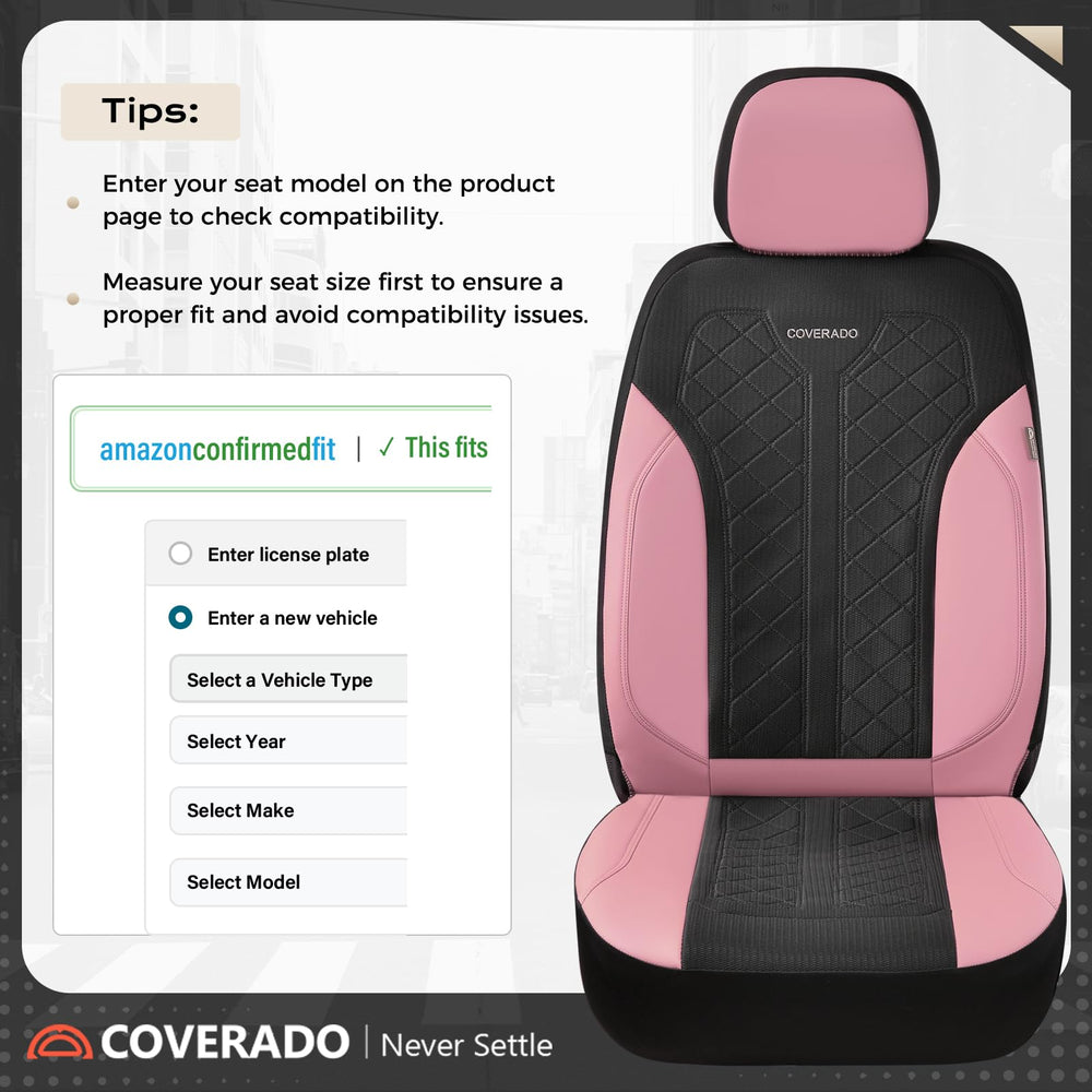 Coverado secure-fit straps and metal hooks prevent shifting in motion