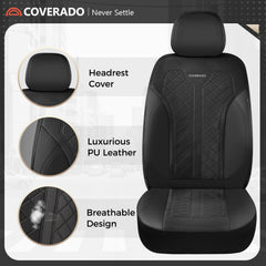 Coverado secure-fit straps and metal hooks in action for stable seating.