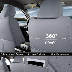 Close-up of Coverado Tacoma faux leather texture, durable and waterproof.