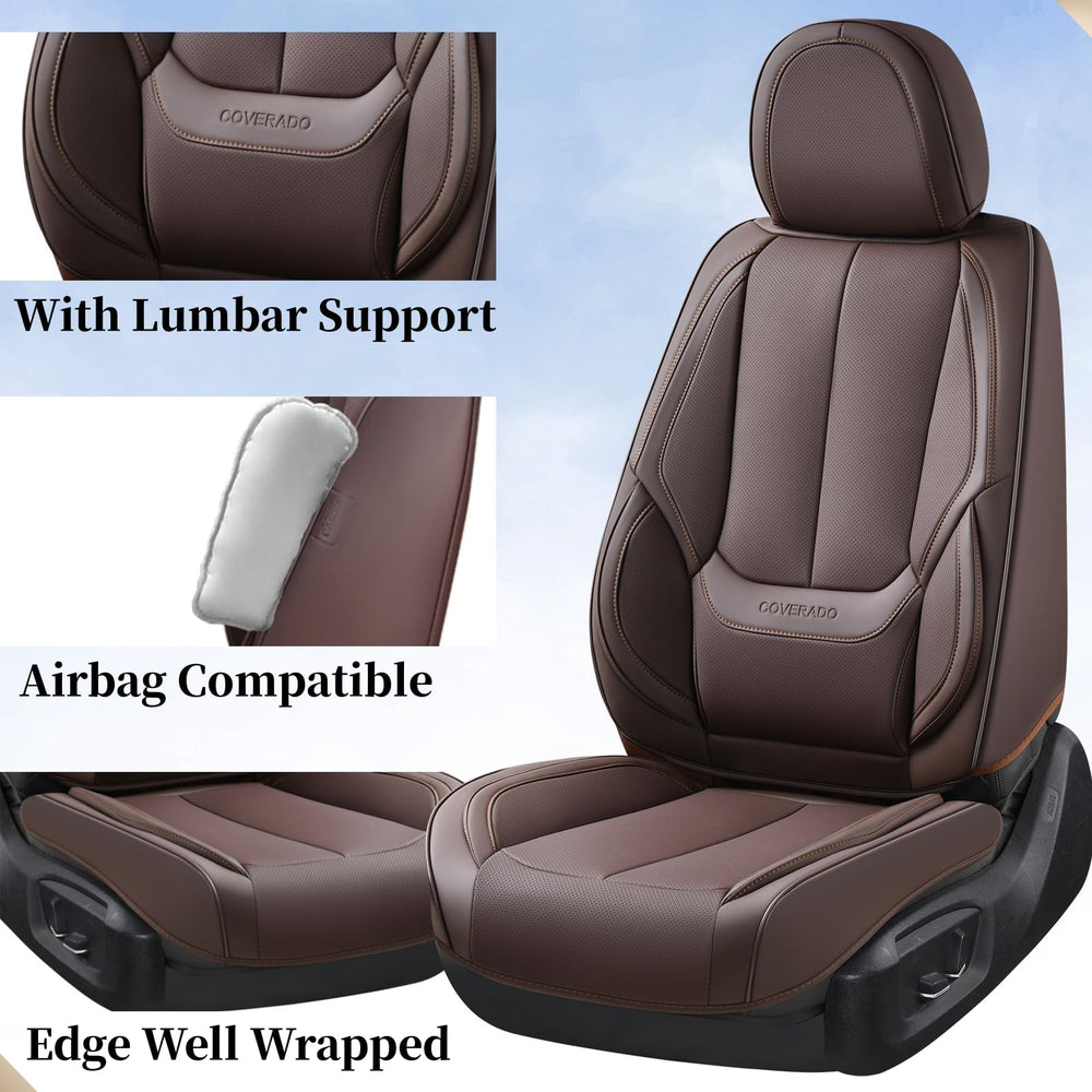 Coverado universal-fit seat covers for most cars and SUVs.