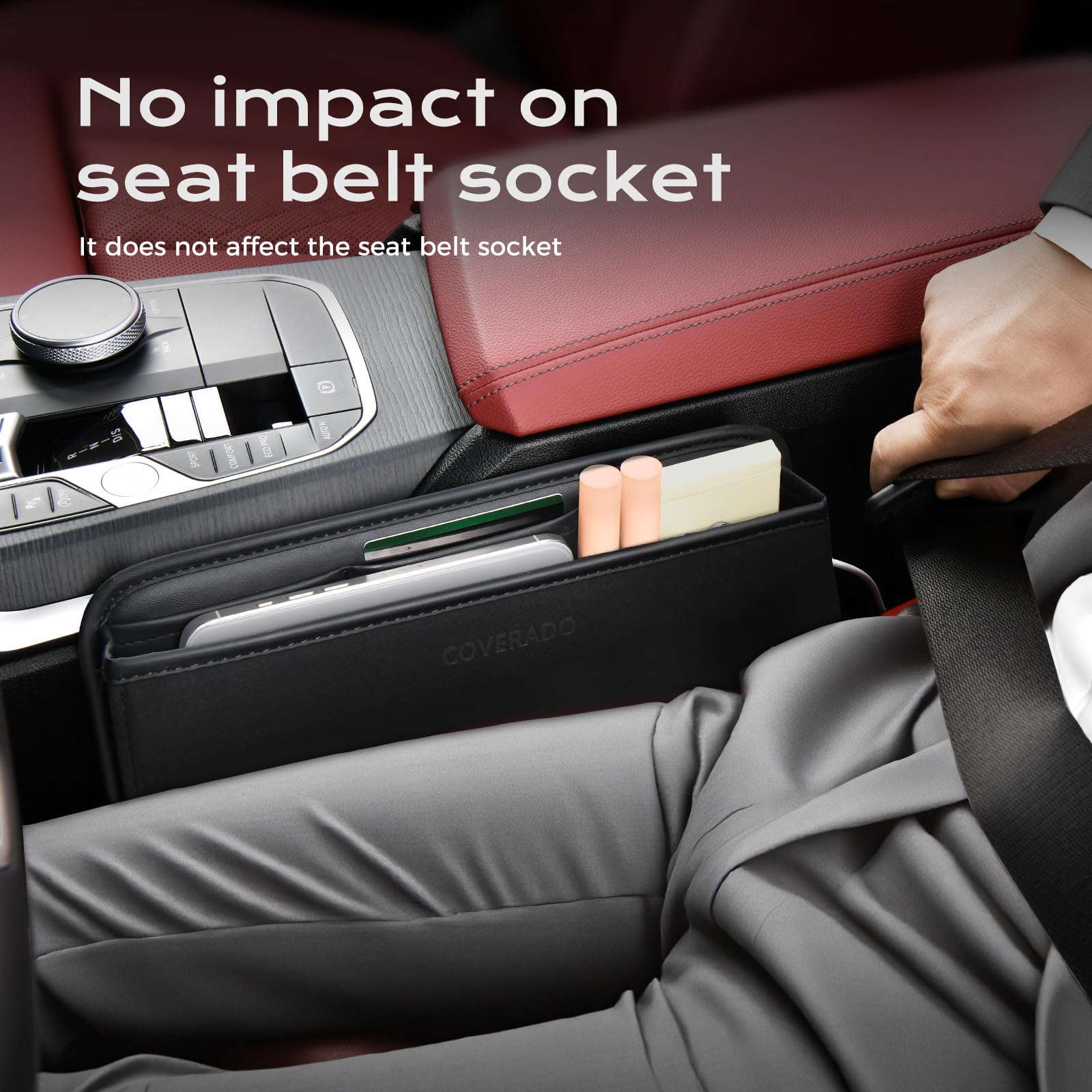 Coverado universal fit shown in SUV, truck, and sedan demonstrations