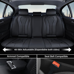 Coverado waterproof leather-look protects seats while maintaining a premium feel