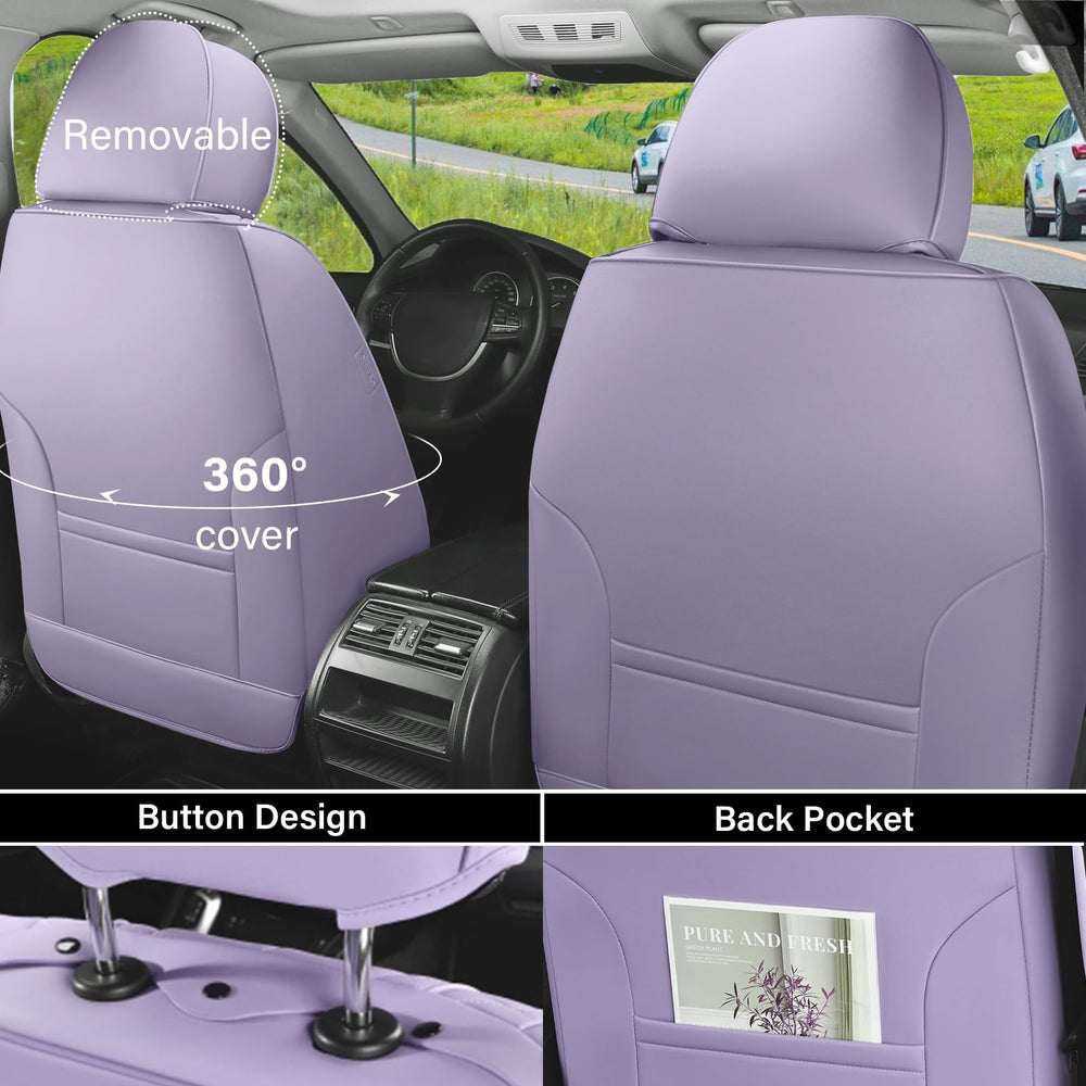 Coverado waterproof seat cover keeps upholstery dry during spills and pet messes.