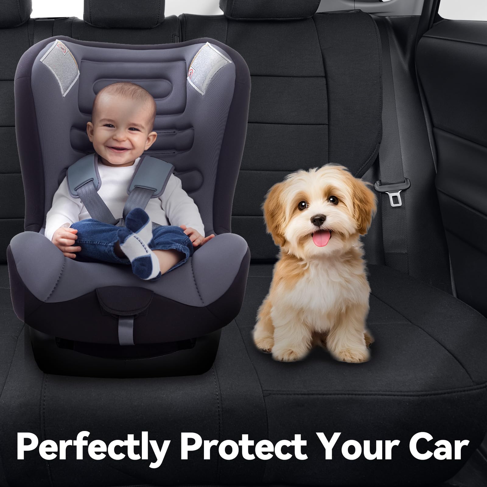 Coverdream Corolla breathable polyester – keeps seats cooler and more comfortable.
