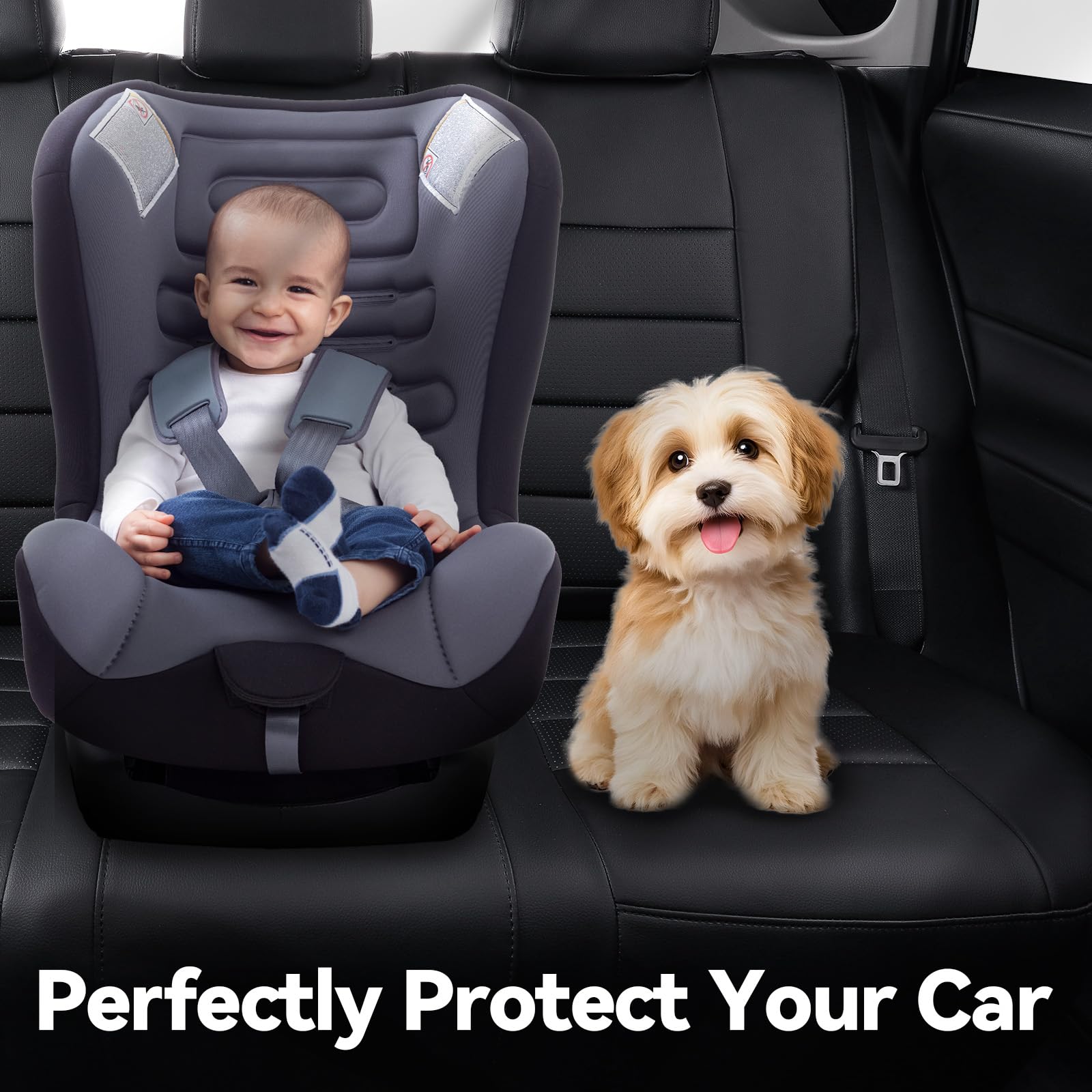 Coverdream Corolla Cross leather seat covers airbag compatible design preserves safety features
