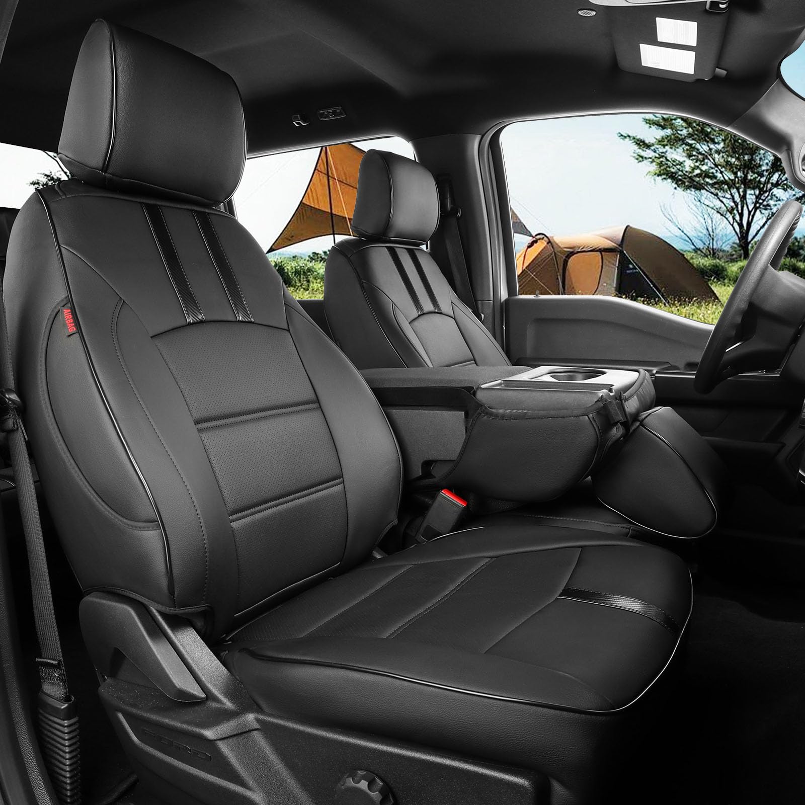 Coverdream F150 front seat covers for precise fit and protection.