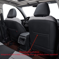 Coverdream Rear seat cover fit showing a seamless wrap for the Forester