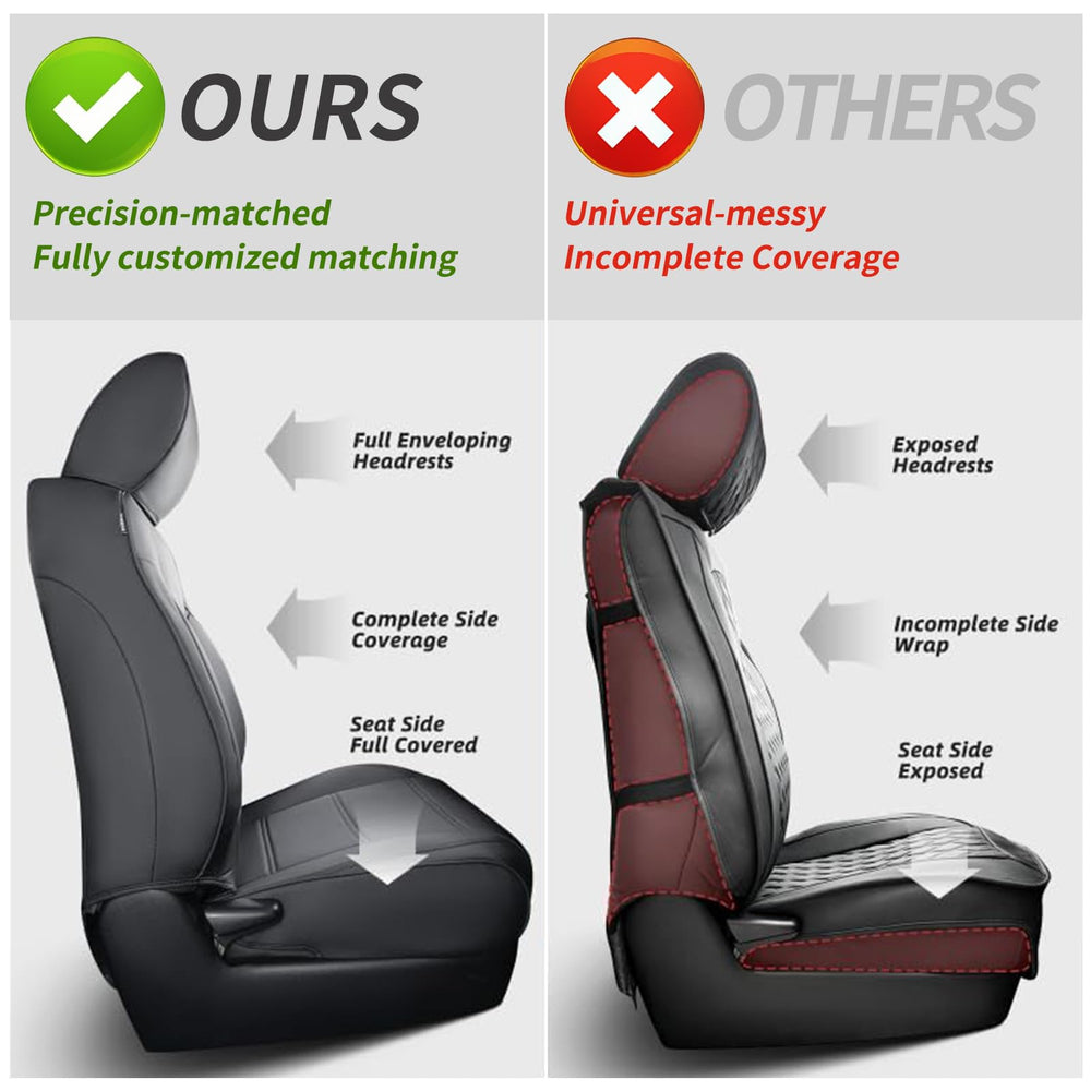 Coverdream Forester seat covers with waterproof faux leather finish.
