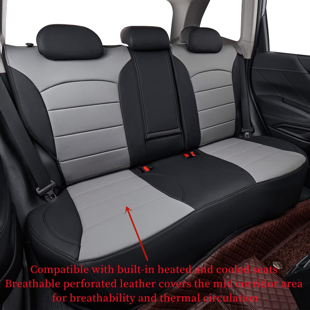 Coverdream Waterproof leather texture keeps seats cooler and protected