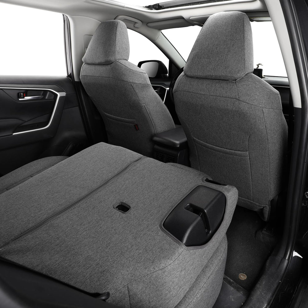 Coverdream Rav4 Hybrid airbag cutout preserves safety features while covered.