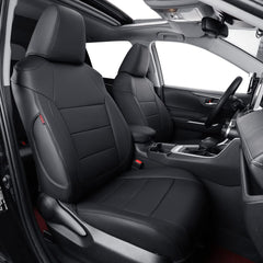 Coverdream Rav4 PHEV front seat covers protect against spills while maintaining OEM style.