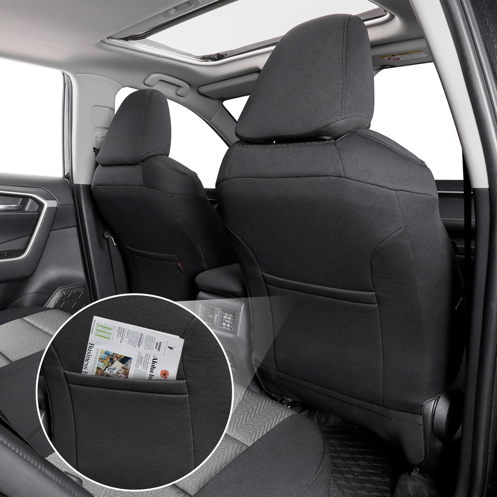 Coverdream Rav4 rear bench seat cover preserves rear upholstery and enhances cabin style.