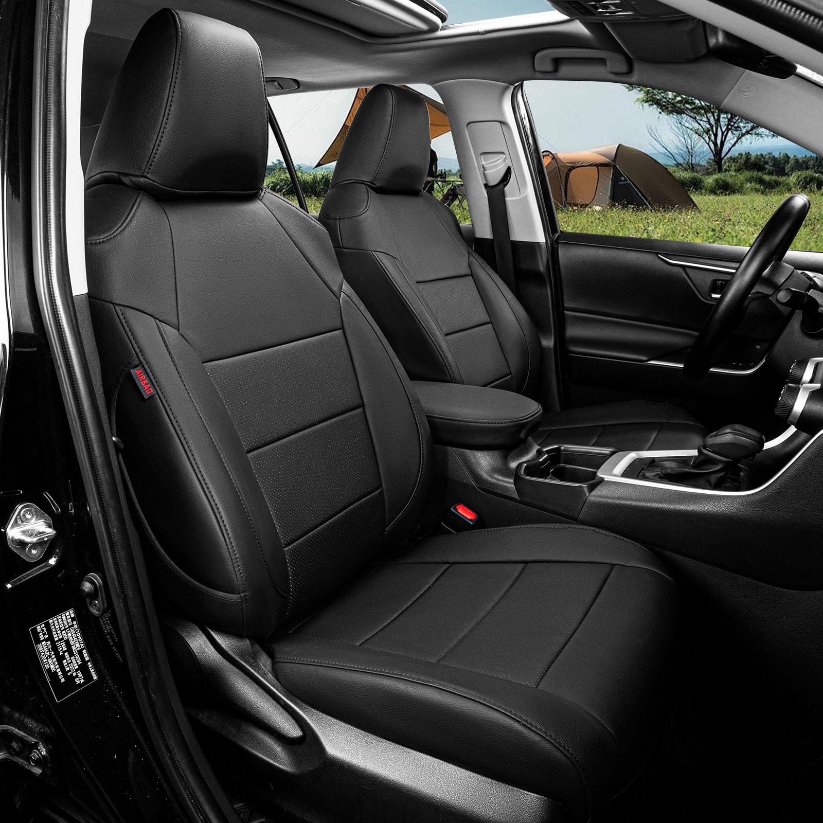 coverdream RAV4 seat cover front-left with contoured fit for a seamless cabin