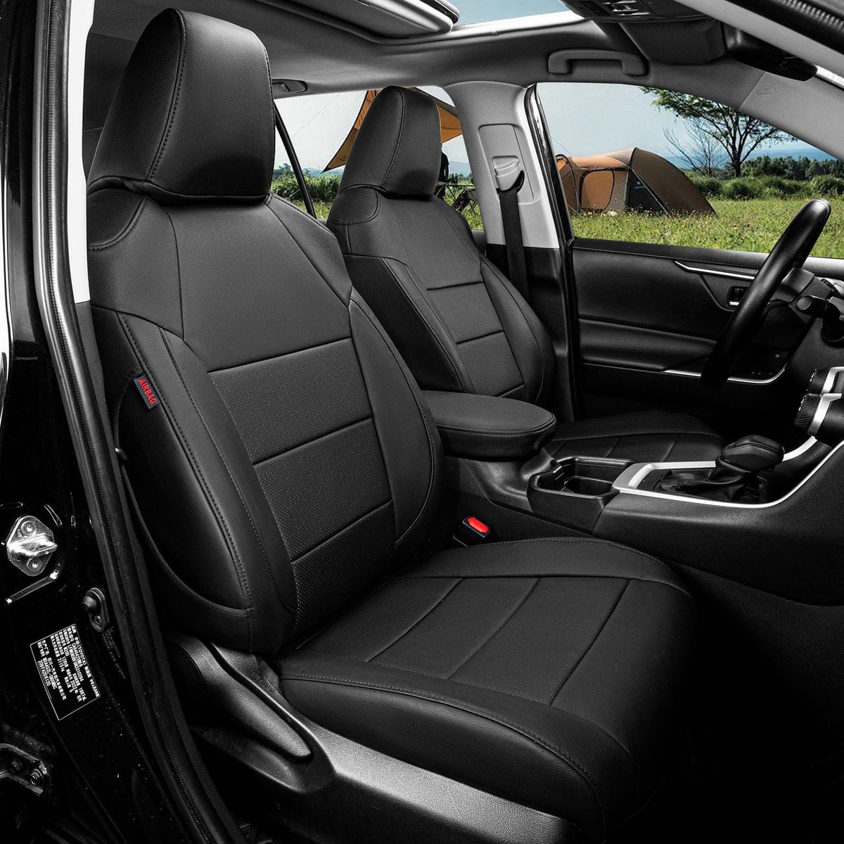 coverdream RAV4 seat cover front-left with contoured fit for a seamless cabin