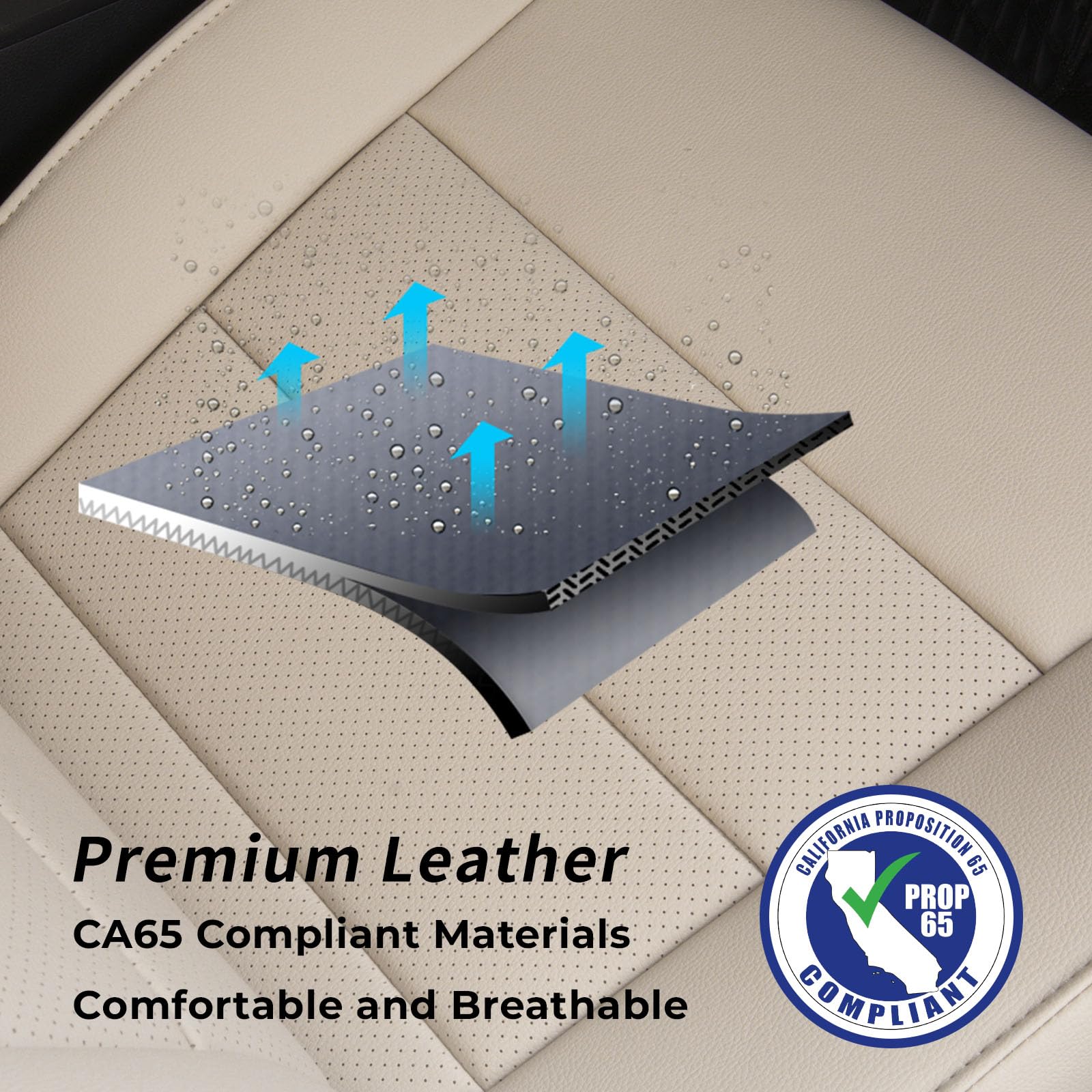 beige Rav4 seat covers preserve original interior style