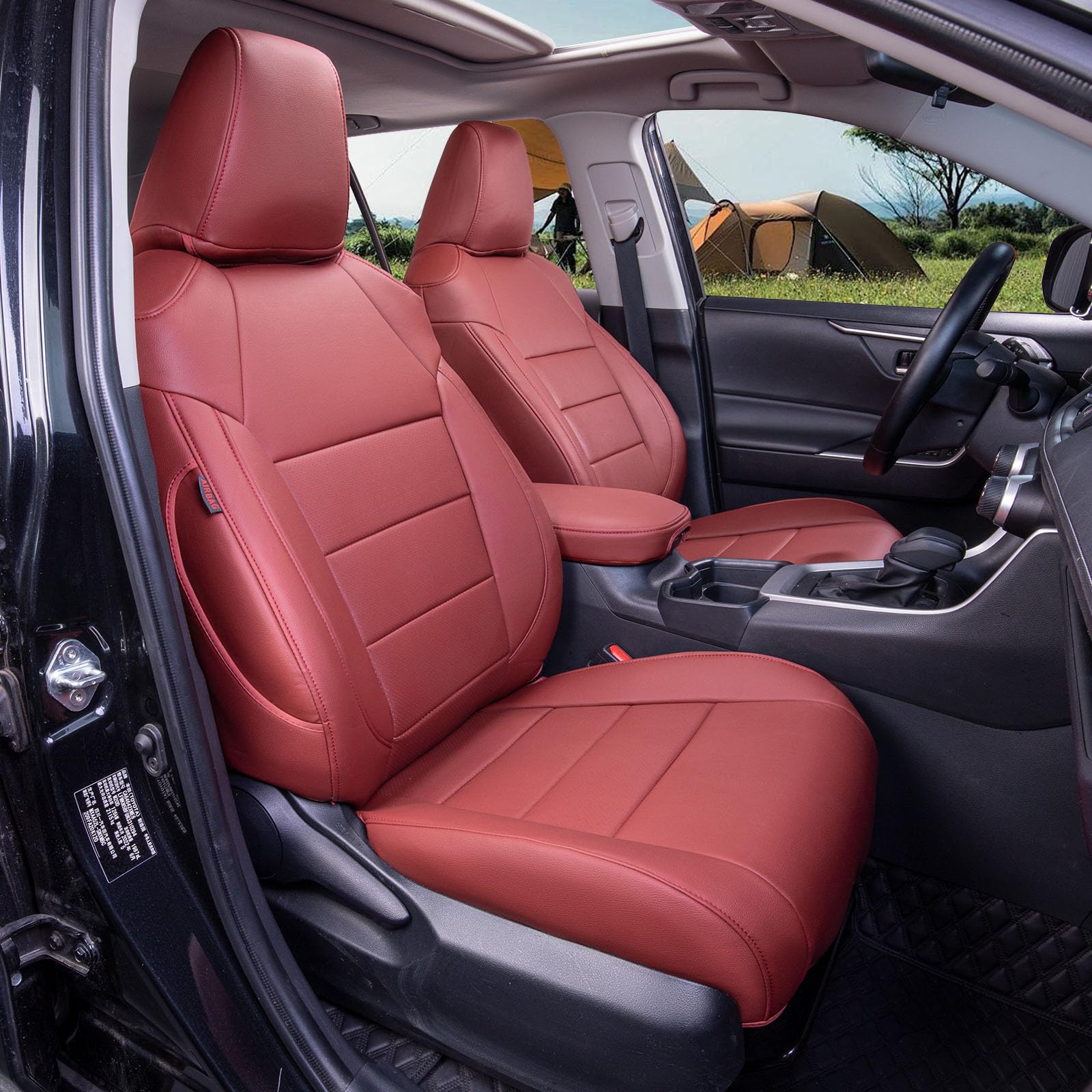 Coverdream Rav4 seat covers full set protecting all seats with luxury look